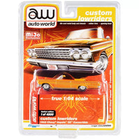 Auto World Custom Lowriders 1962 Chevy Impala SS Convertible 1:64 Diecast Car