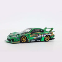 MINI GT # 858 Nissan Silvia S15 LB-Super Silhouette LBWK Fausto Racing, Green