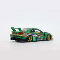 MINI GT # 858 Nissan Silvia S15 LB-Super Silhouette LBWK Fausto Racing, Green