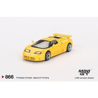 Mini GT #866 Bugatti EB110 Super Sport Giallo Bugatti