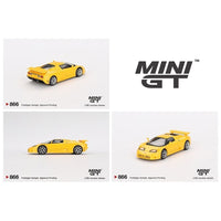 Mini GT #866 Bugatti EB110 Super Sport Giallo Bugatti