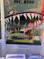 CHASE and Regular M2 Machines 1973 Chevrolet Cheyenne Super 10 “PFC. HYDE” Shark Face pair
