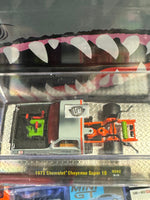 CHASE and Regular M2 Machines 1973 Chevrolet Cheyenne Super 10 “PFC. HYDE” Shark Face pair