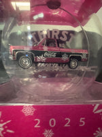 M2 Machines Christmas 1976 GMC Square Body & 1977 Chevy K5 Blazer Ornament Pair Limited Edition