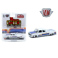 M2 Machines 1975 Chevrolet Cheyenne Super 30 Dually – White – C10s In The Park – MiJo Exclusives Limited Edition