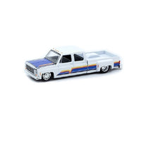 M2 Machines 1975 Chevrolet Cheyenne Super 30 Dually – White – C10s In The Park – MiJo Exclusives Limited Edition