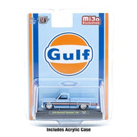 M2 Machines  1978 Chevrolet Silverado C30 Custom GULF – Blue – MiJo Exclusives Limited Edition