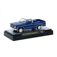 M2 Machines 1977 Chevrolet Cheyenne 10 – Blue – C10s In The Park – MiJo Exclusives Limited Edition