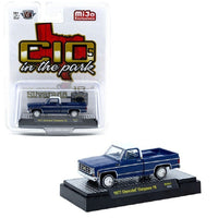 M2 Machines 1977 Chevrolet Cheyenne 10 – Blue – C10s In The Park – MiJo Exclusives Limited Edition
