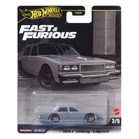 Hot Wheels Premium Fast & Furious 1987 Chevy Caprice 1:64 Diecast Car