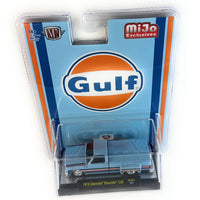 M2 Machines  1978 Chevrolet Silverado C30 Custom GULF – Blue – MiJo Exclusives Limited Edition