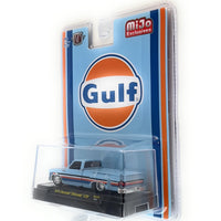 M2 Machines  1978 Chevrolet Silverado C30 Custom GULF – Blue – MiJo Exclusives Limited Edition