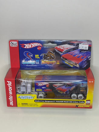 Auto World Snake & Mongoose Chase Tractor Trailer Slot Car
