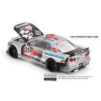 Pre-Order Kaido House x Mini GT 1:64 Nissan Skyline GT-R (R34) Kaido Star Racing V1 – Silver