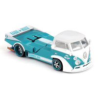 Pre-Order Kaido House x Mini GT 1:64 Volkswagen T1 Kaido Works V1 – Turquoise/White