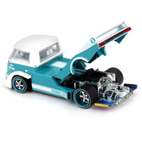 Pre-Order Kaido House x Mini GT 1:64 Volkswagen T1 Kaido Works V1 – Turquoise/White