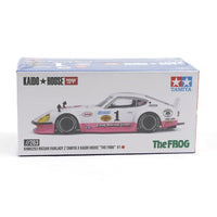 Kaido House x Mini GT 1:64 Nissan Fairlady Z Tamiya x Kaido House The Frog V1 – White/Pink