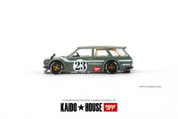 Kaido House * Mini GT #076 Datsun KAIDO 510 Wagon Carbon Fiber V3 Limited Edition 1:64 Diecast Model Car