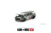 Kaido House * Mini GT #076 Datsun KAIDO 510 Wagon Carbon Fiber V3 Limited Edition 1:64 Diecast Model Car