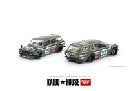 Kaido House * Mini GT #076 Datsun KAIDO 510 Wagon Carbon Fiber V3 Limited Edition 1:64 Diecast Model Car