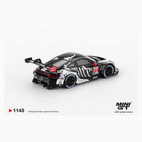 Mini GT Porsche 911 GT3 R IMSA Petit LeMans AO Racing Skeleton Rexy #1143