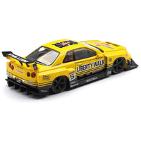 Mini GT 1:64 Nissan LB-ER34 Super Silhouette Skyline Sport Yellow #1182