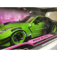 Jada Pinks Slip 2022 Nissan GT-R (R35) with Liberty Walk Body Kit 1:18 Diecast