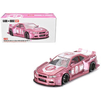 Kaido House * Mini GT #128 Nissan Skyline GT-R (R34) Kaido Racing Factory V1 1:64 Diecast Car