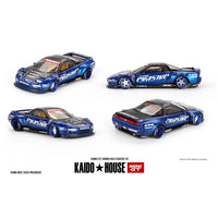 Kaido House * Mini GT #137 Honda NSX "Evasive V2" 52 Blue Metallic with Carbon Top (Designed by Jun Imai) "Kaido House" Special 1:64 Diecast Model Car