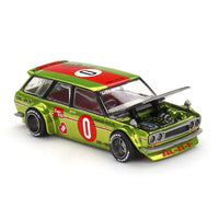 Kaido House * Mini GT #164 Datsun Kaido 510 Wagon OG Flow Yellow **  Sealed with Chance of CHASE **