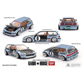 Kaido House * Mini GT #179 Honda Civic (EF) Kaido Roulette V1