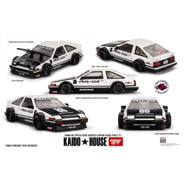 Kaido House * Mini GT #180 Toyota AE86 Sprinter Trueno Kaido Street V1