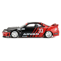 Kaido House * Mini GT #191 Nissan Skyline GT-R (R33) Kaido Works Advan