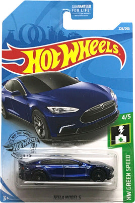 Hot Wheels Tesla Model S Super Treasure Hunt with Protector 1:64 Diecast