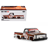 Kaido House x Mini GT Chevrolet Silverado KAIDO Intimidator V1 – White w/ Brown #212