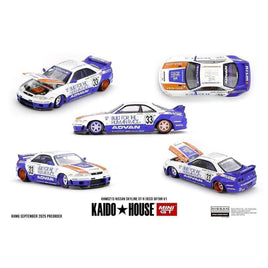 Kaido House x Mini GT 1:64 #213 Nissan Skyline GT-R (R33) BFTHR V1
