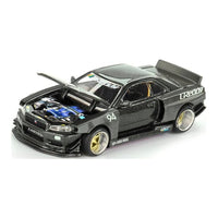 Kaido House x Mini GT 222 Nissan Skyline GT-R (R34) Kaido Works Greddy V2 – Pre-Order