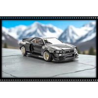 Kaido House x Mini GT 222 Nissan Skyline GT-R (R34) Kaido Works Greddy V2 – Pre-Order