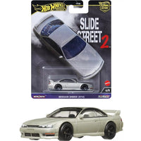 Hot Wheels Premium Car Culture slide Street 2 Nissan 240SX (S14) with Protector 1:64 Diecast