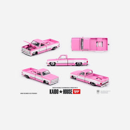 Kaido House x Mini GT Chevrolet Silverado Dually Vintage Spec V2 Pink #243