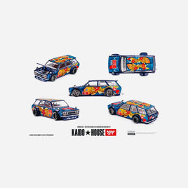 Kaido House x Mini GT Collab Factory Sealed Datsun KAIDO 510 Wagon Koi Wagon V1 Blue #248