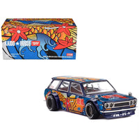 Kaido House x Mini GT Collab Factory Sealed Datsun KAIDO 510 Wagon Koi Wagon V1 Blue #248