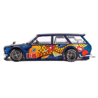 Kaido House x Mini GT Collab Factory Sealed Datsun KAIDO 510 Wagon Koi Wagon V1 Blue #248
