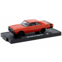 1969 Dodge Dart Swinger "Auto-Drivers" R128 1/64 Diecast Model Car by M2 Machines