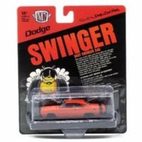 1969 Dodge Dart Swinger "Auto-Drivers" R128 1/64 Diecast Model Car by M2 Machines