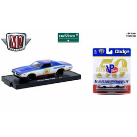 1971 Dodge Charger R/T Hemi "Auto-Drivers" 1/64 Diecast Model Car by M2 Machines