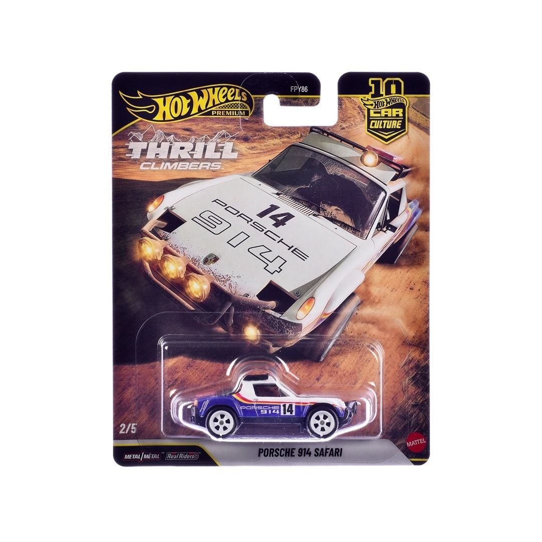 Hot Wheels Premium Car Culture Thrill Climbers Porsche 914 Safari