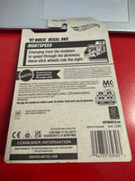 Hot Wheels Drift-Ender Super Treasure Hunt w/ '87 Buick Regal GNX Treasure Hunt