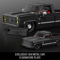 Hot Wheels Brick Shop '83 Chevy Silverado Building Toy Kit 225 Pieces 1:32 Mattel