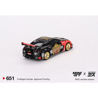 Mini GT #651 LB-Silhouette WORKS GT Nissan 35GT RR "Barong" Mizu Diecast 1:64 Diecast Car